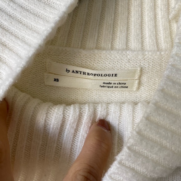 Anthropologie white sweater - Picture 5 of 11